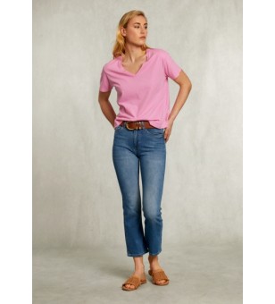 semi flared cropped jeans