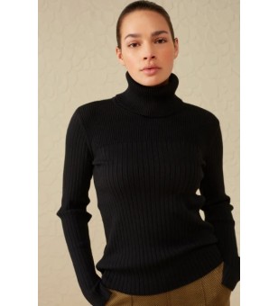 sweater with removable collar