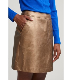 short lacquer skirt