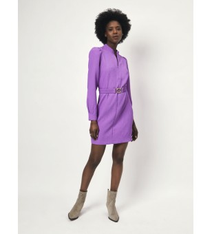 aya belted structure dress
