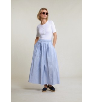 long pleated skirt fancy el