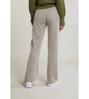 fancy striped knitted pant