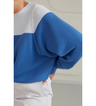 sweater with crewneck, long...