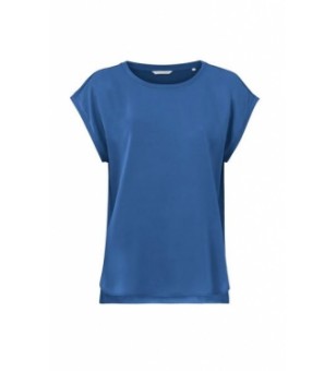 top with round neck and cap...