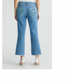 denim blue crochet hippy -...