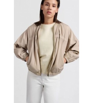 nylon cropped bomber jacket...