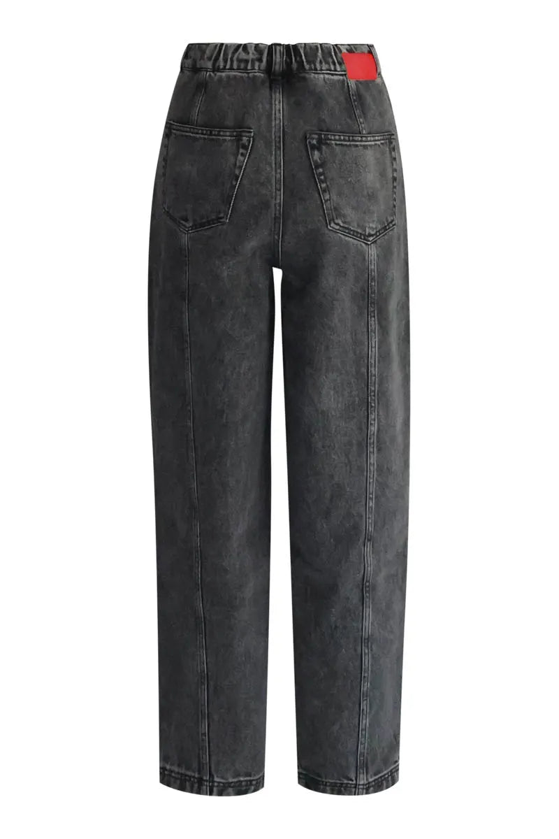 Collectors Club Wide-Leg Pants, Charcoal, PATTIA