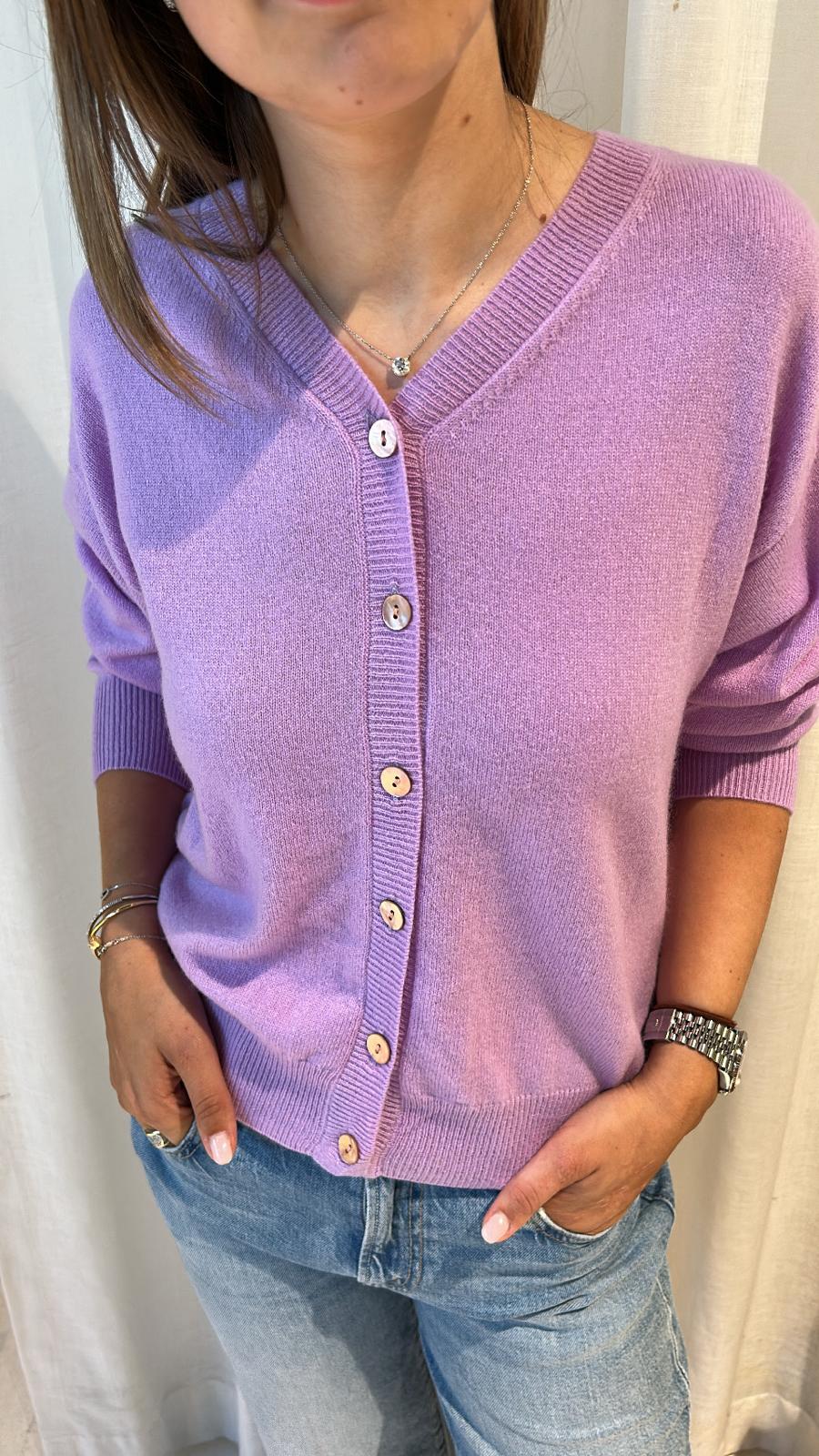 LAYBACK LUXE BUTTON LILAC POP