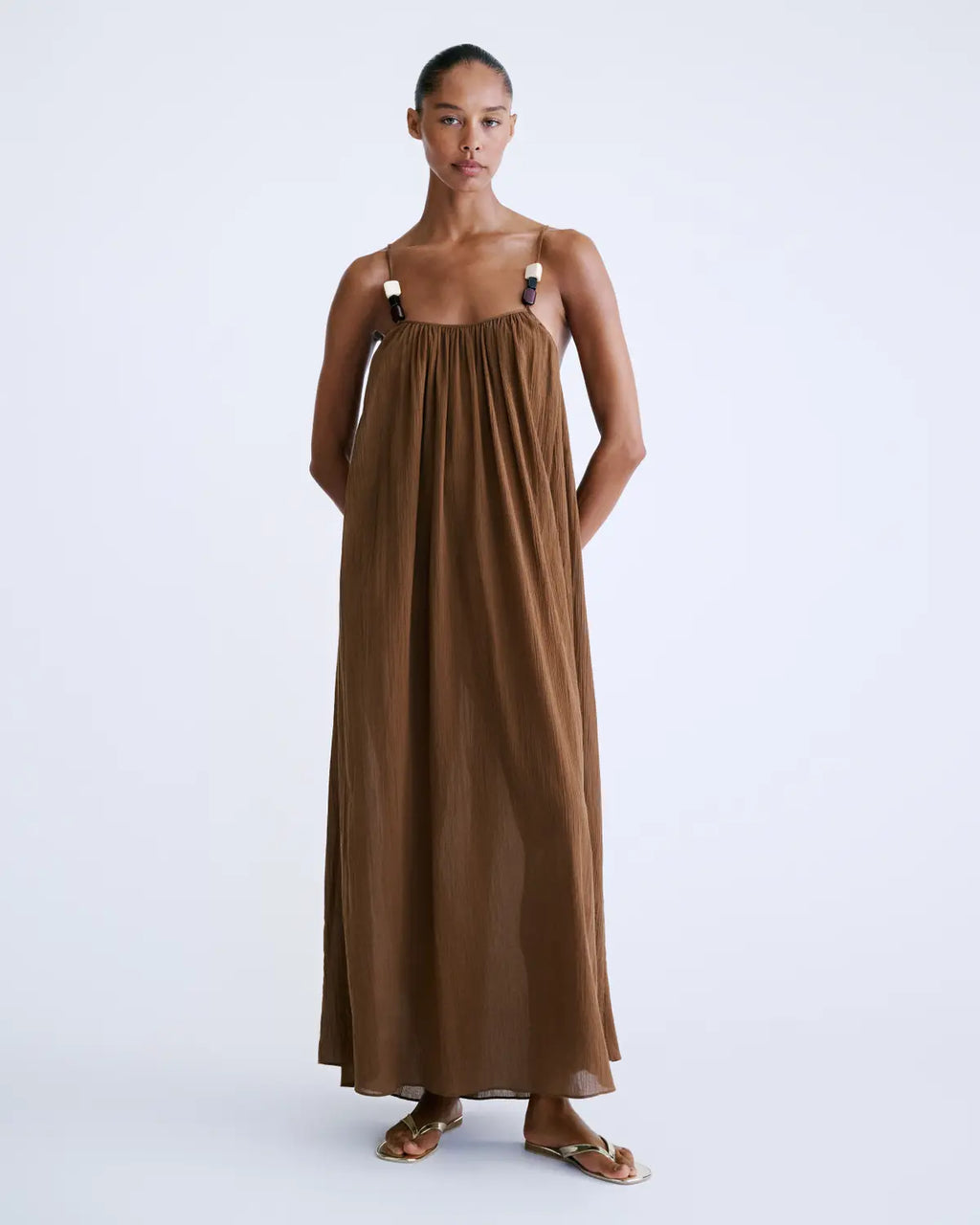 APRICOT SUMMER DRESS