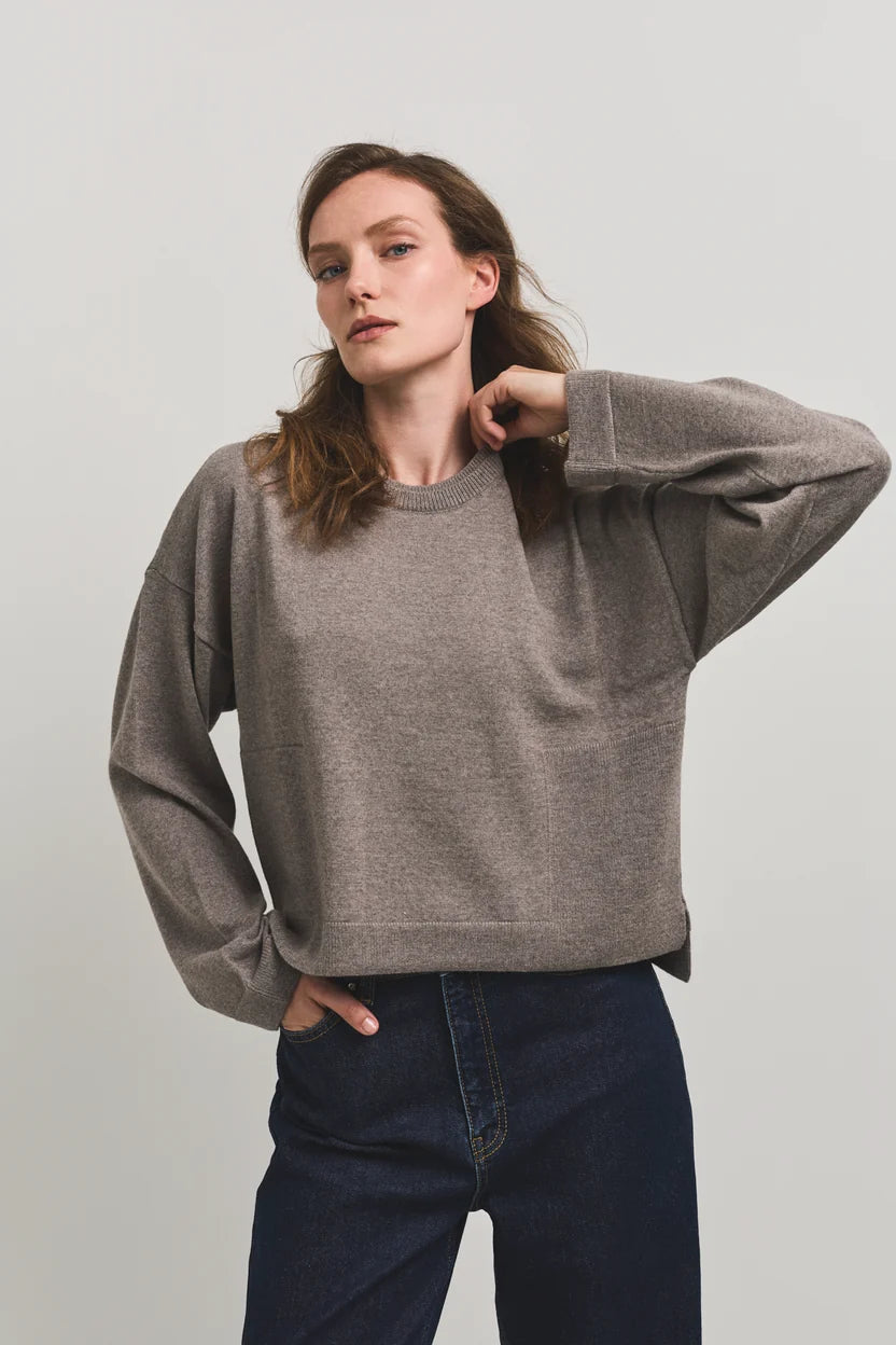 AMY SWEATER CHOCOLATE BROWN