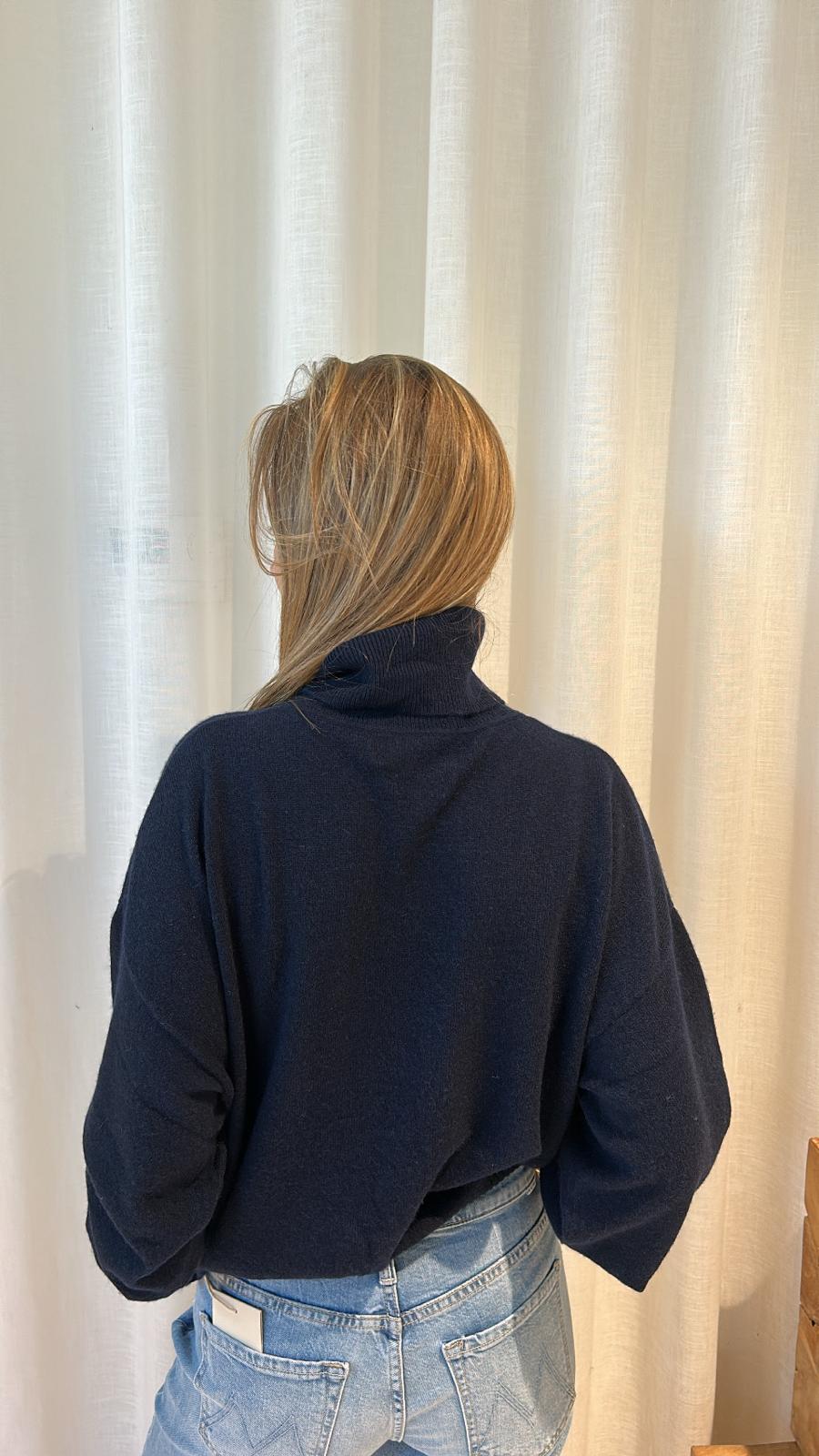 SUNDANCE ROLL NECK DEEP NAVY