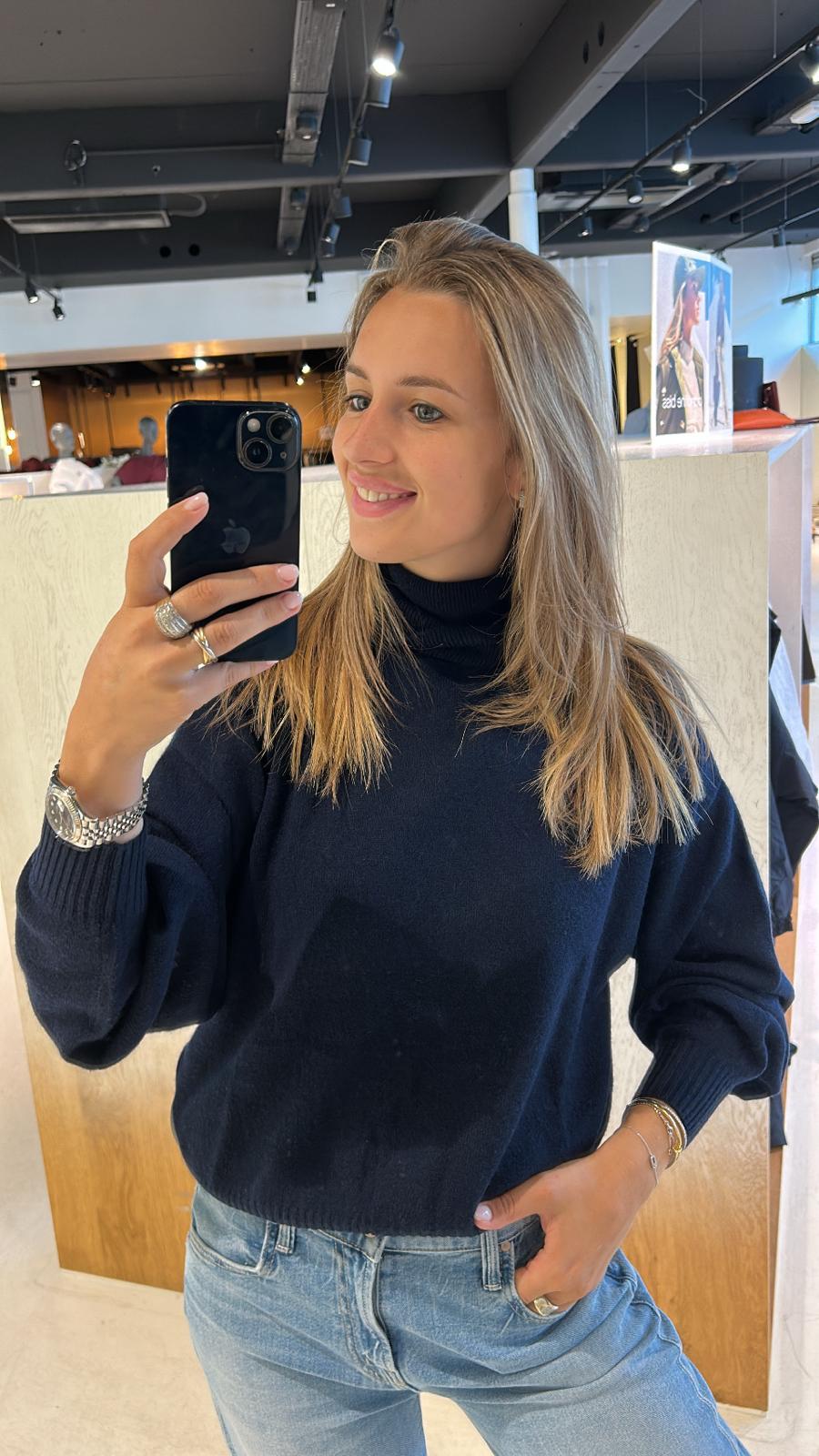 SUNDANCE ROLL NECK DEEP NAVY