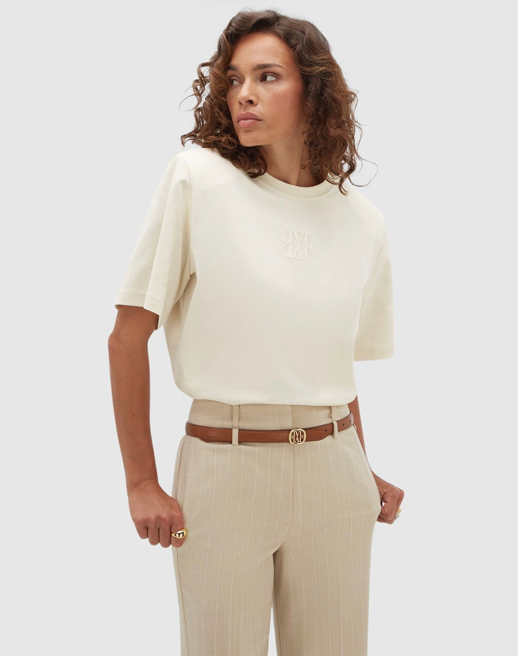JV-POPPY oversized body - cloud white