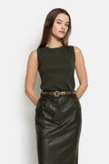 MOMMY TOP FOREST GREEN
