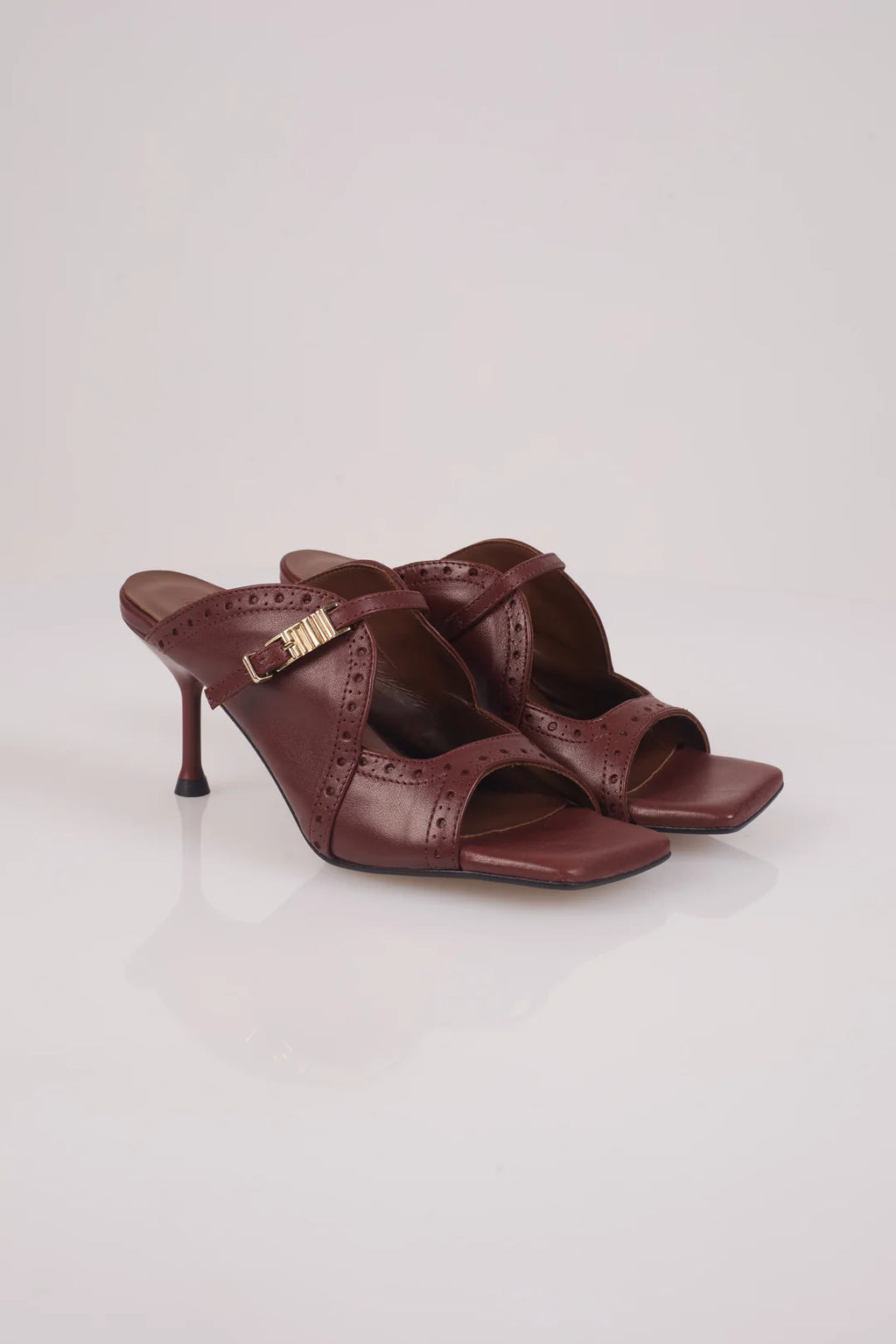 Raven Sandal RUST LEATHER