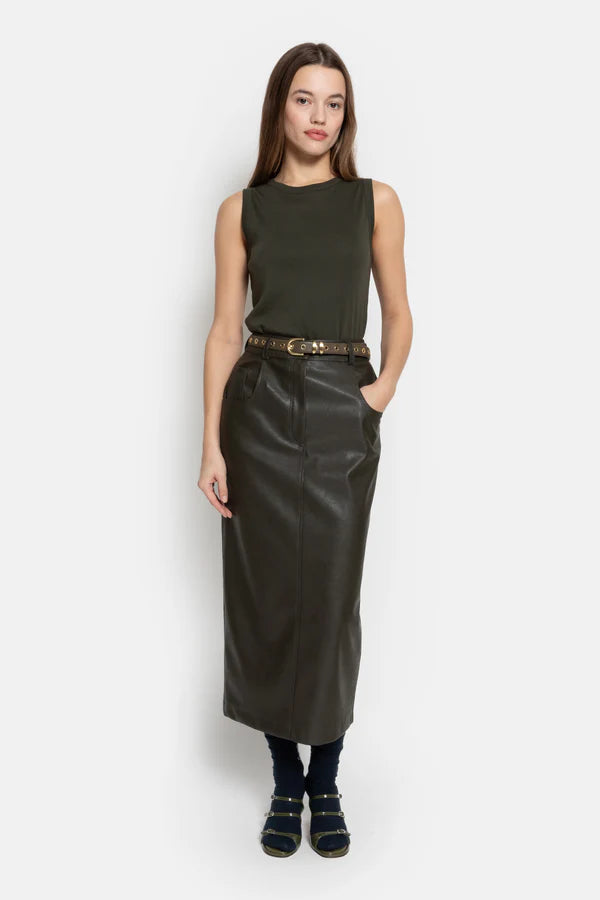 MOMMY TOP FOREST GREEN