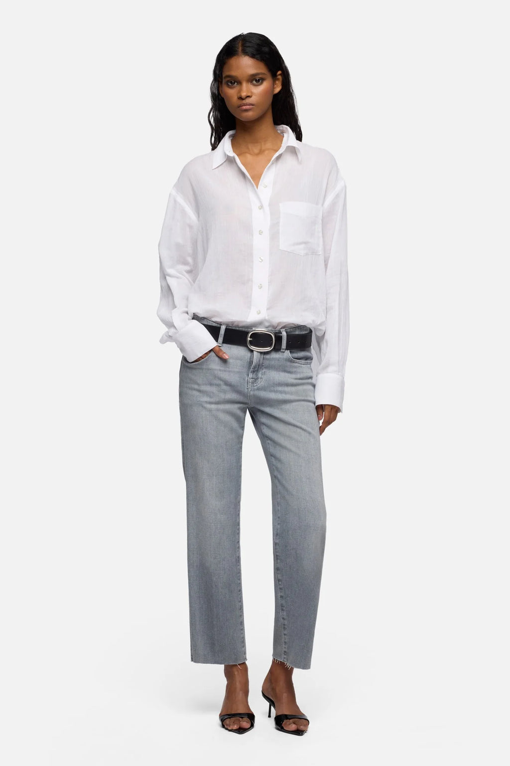 CALIE STRAIGHT ANKLE GREY