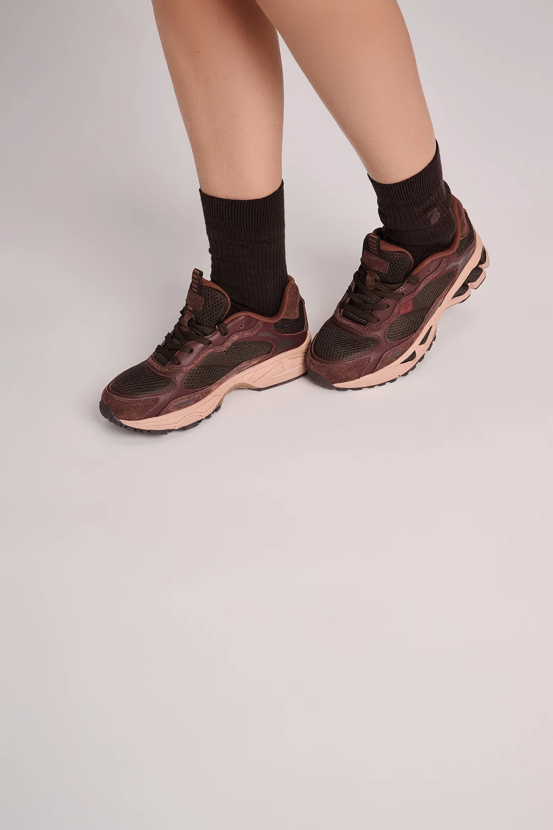Nala Sneaker RUST LEATHER MIX