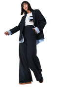 City-look broek, mid waist