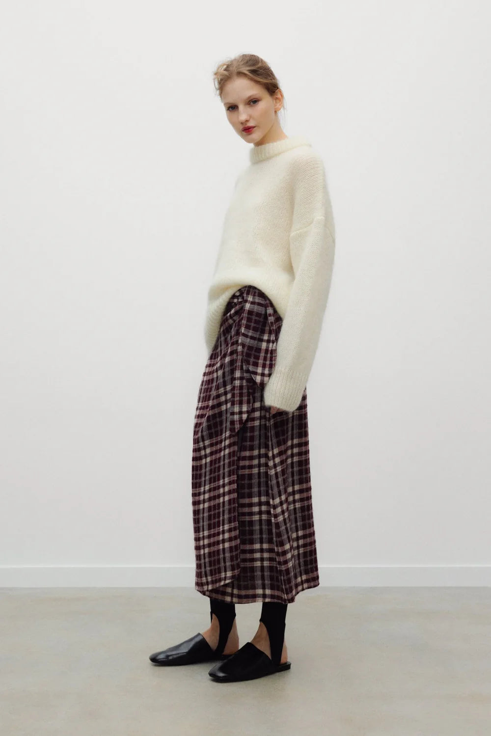 EMBER CHECK SKIRT