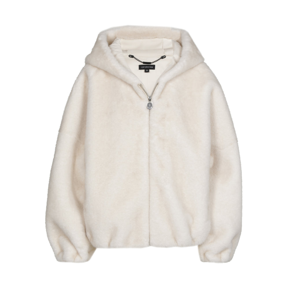 Faux fur bomber