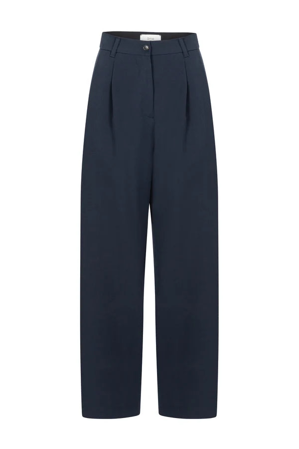 Marta Pleated Pants Navy