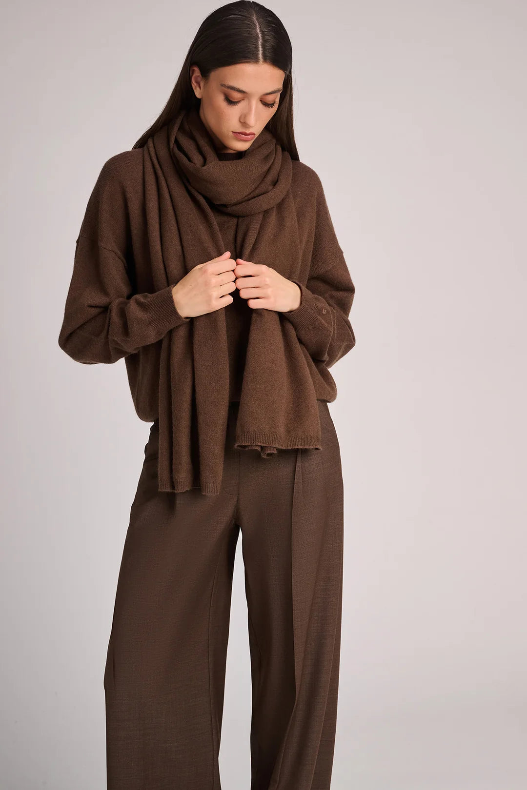 Daphne Scarf Chocolat