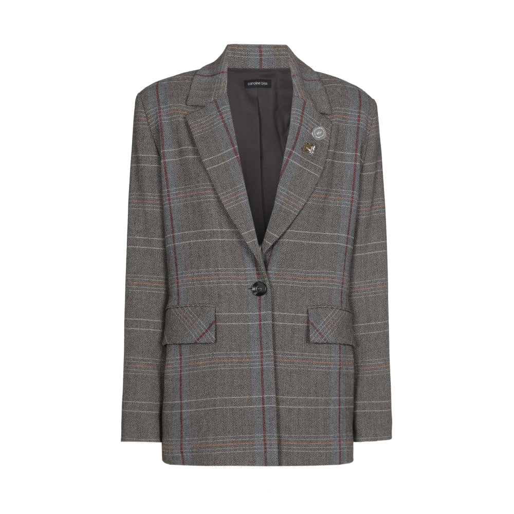 Sportieve blazer met afneembare pins