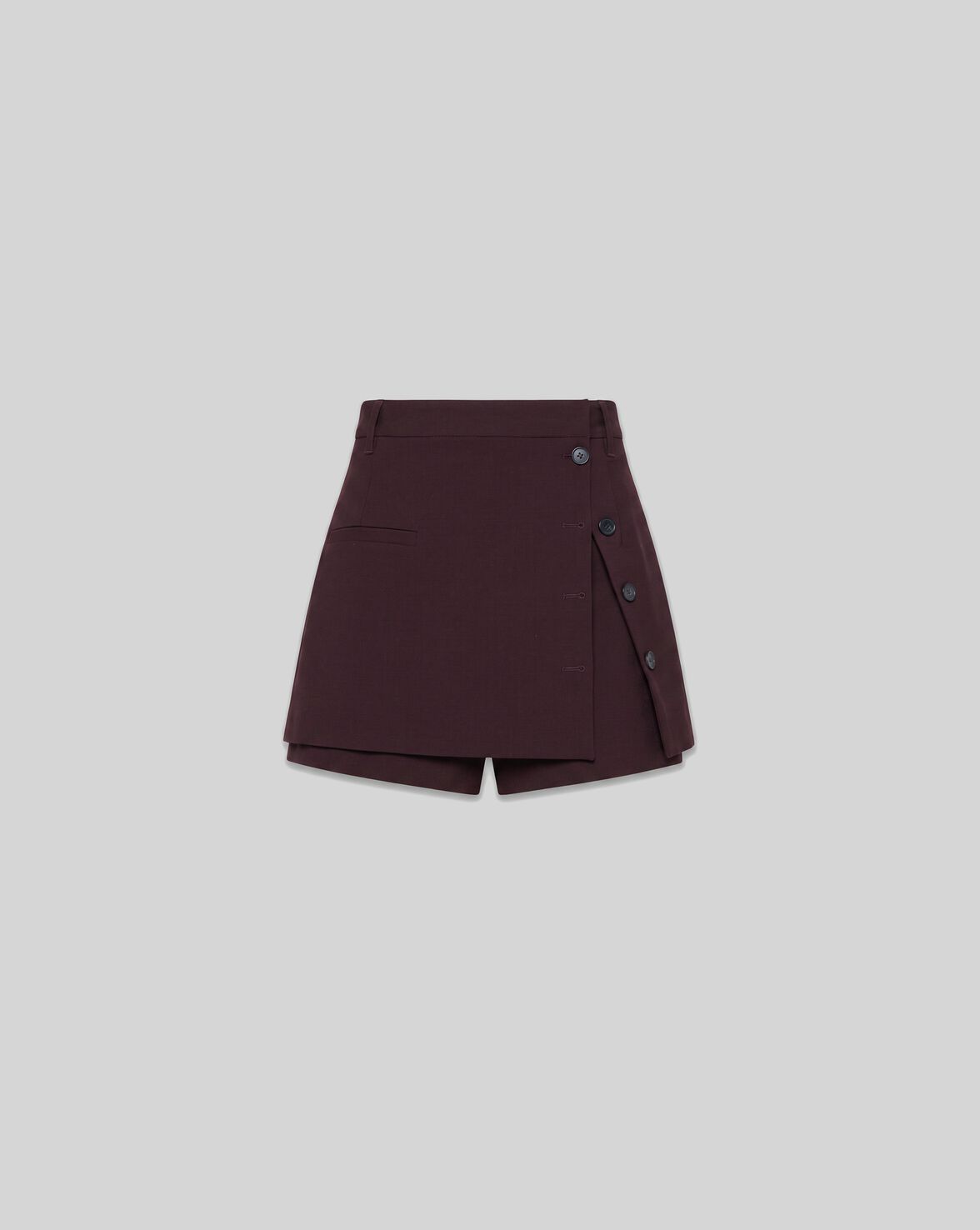 ASYMMETRIC TAILORED SKORT