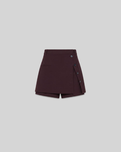 ASYMMETRIC TAILORED SKORT