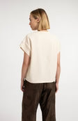 TOP MET DECORATIEVE MOUWEN
