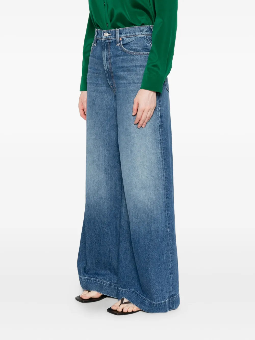 The midrise headliner sneak jeans