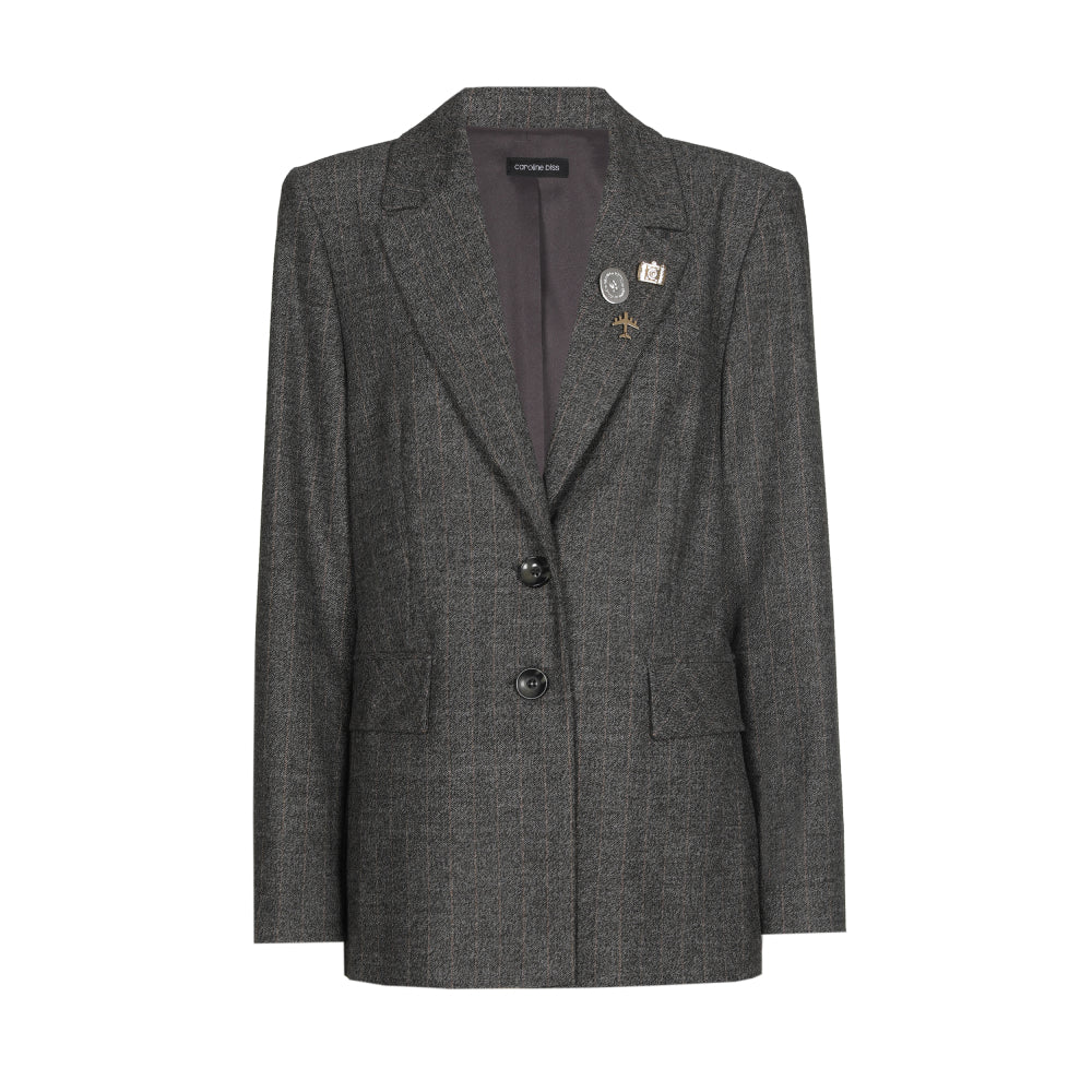 City chic blazer met pins