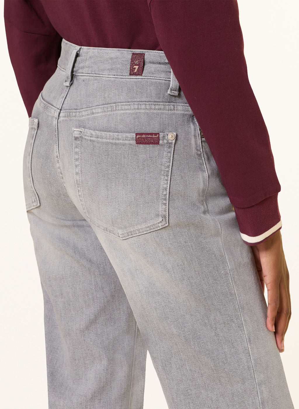 CALIE STRAIGHT ANKLE SILVER WASH