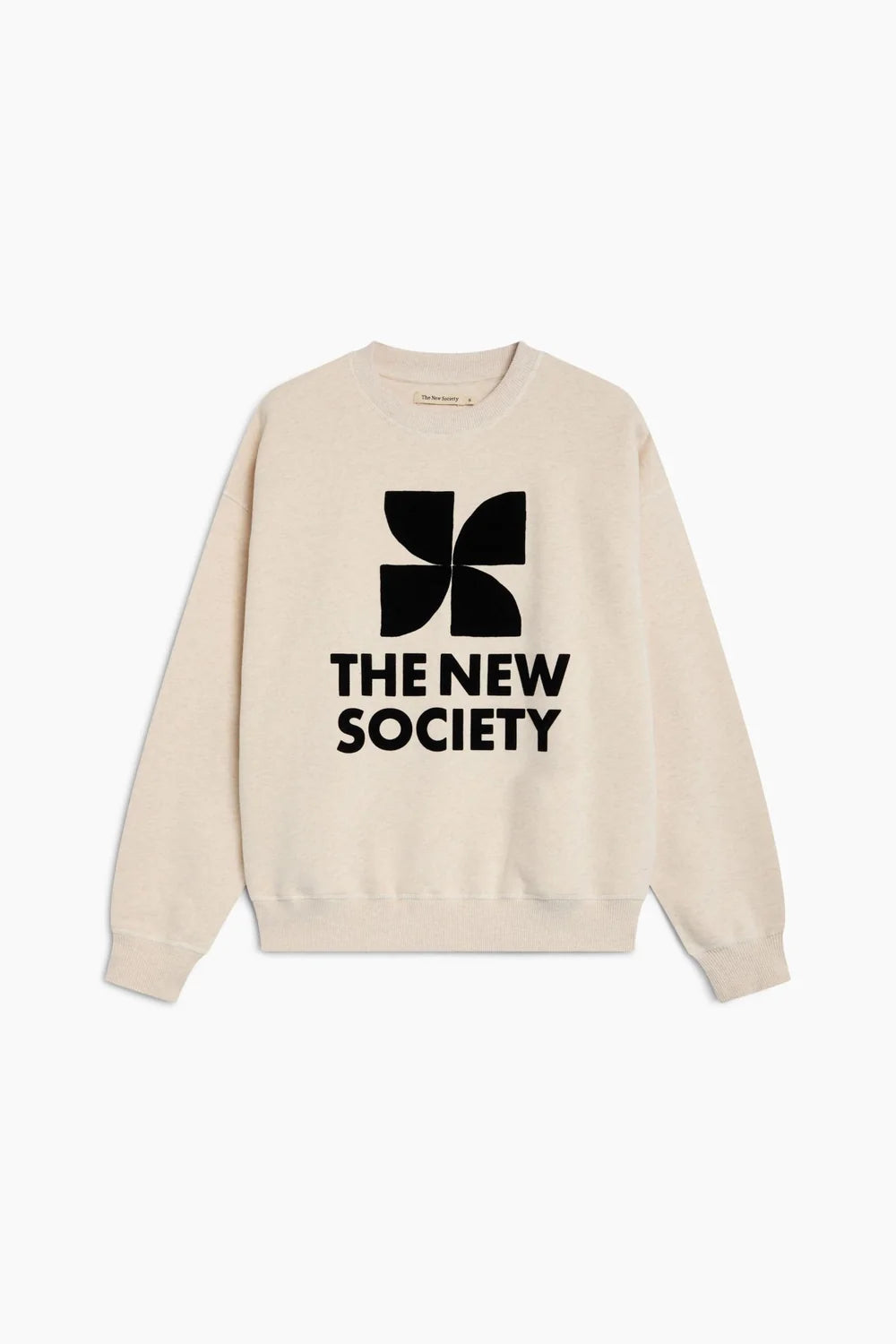TNS Logo Woman Sweatshirt Whisper White Melange