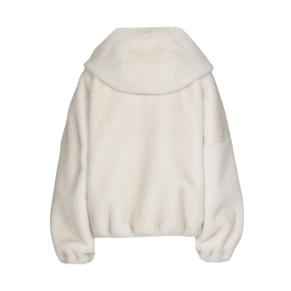 Faux fur bomber