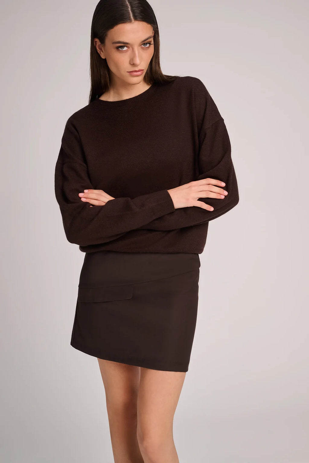 Agata Pull Chocolat