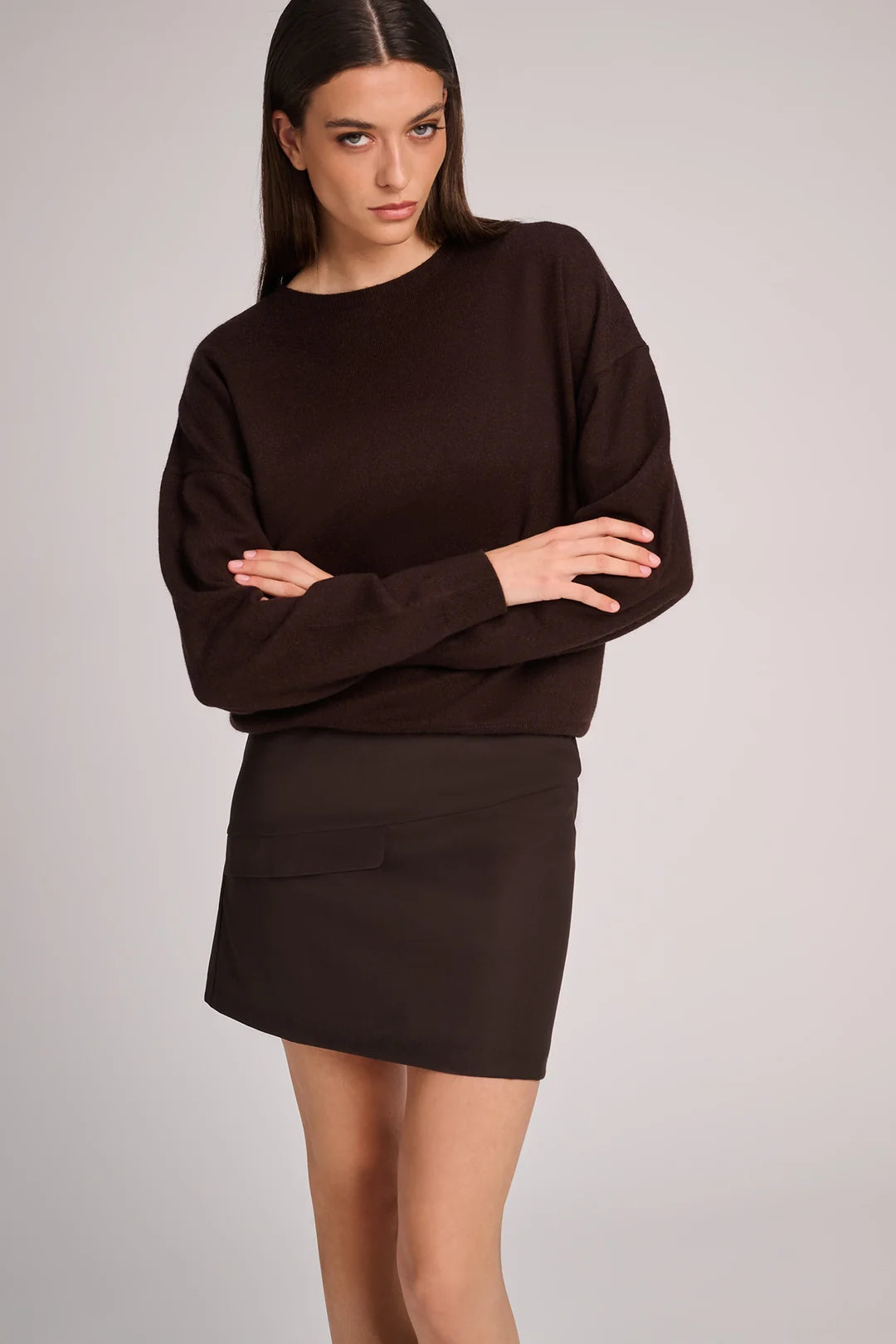 Agata Pull Chocolat