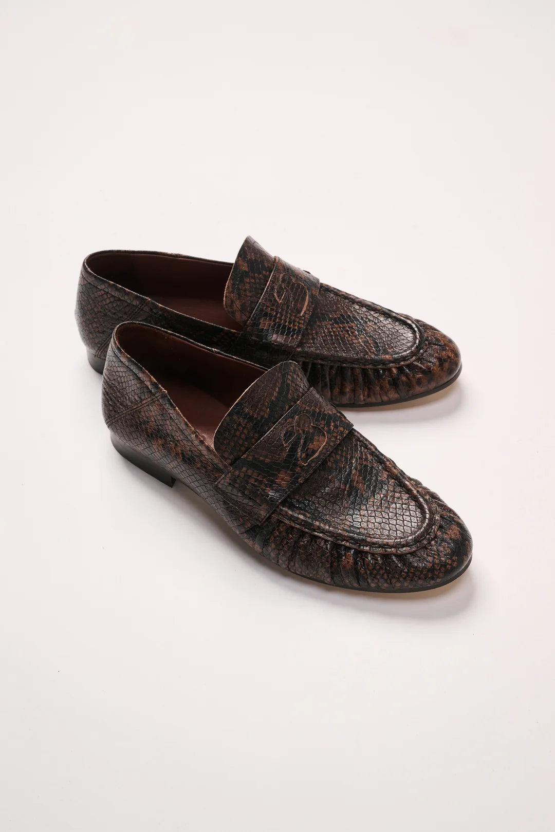 Teleste Loafer CHOCOLAT PYTHON