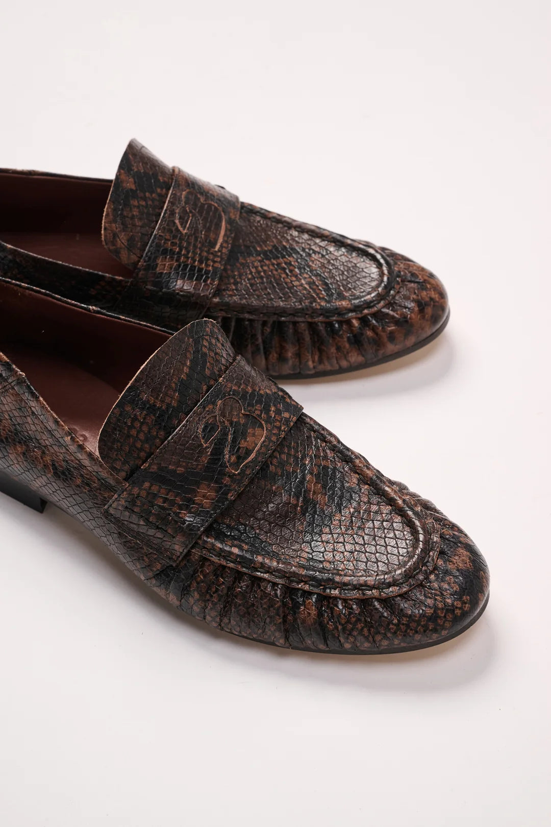 Teleste Loafer CHOCOLAT PYTHON