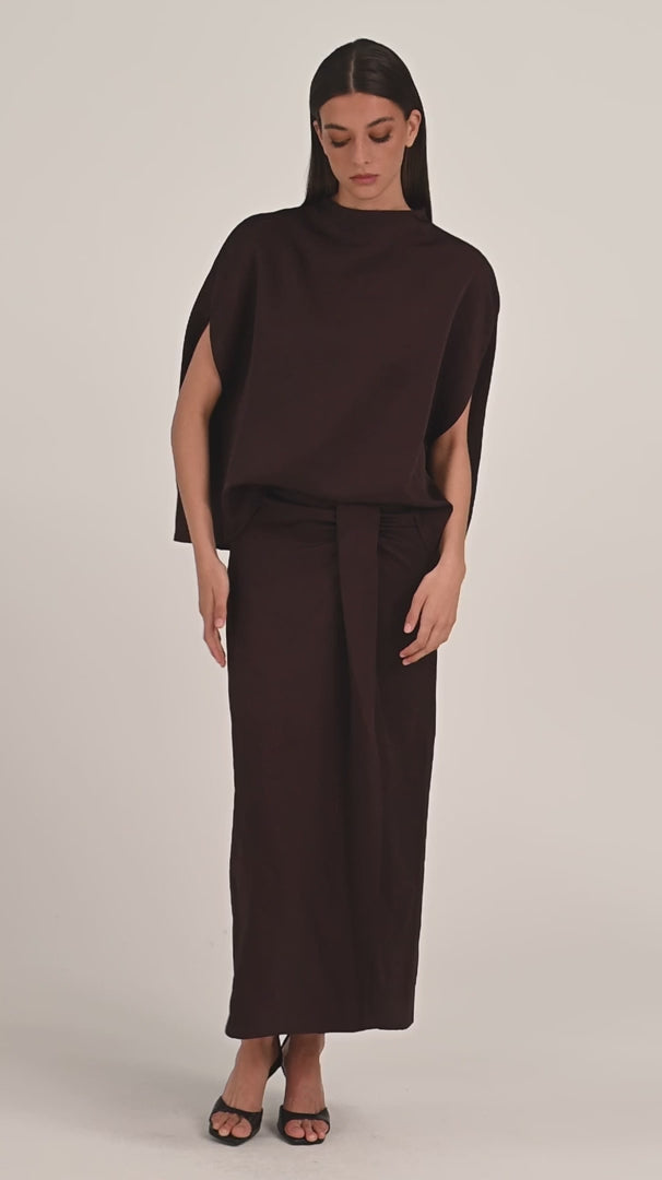 City Blouse Chocolat