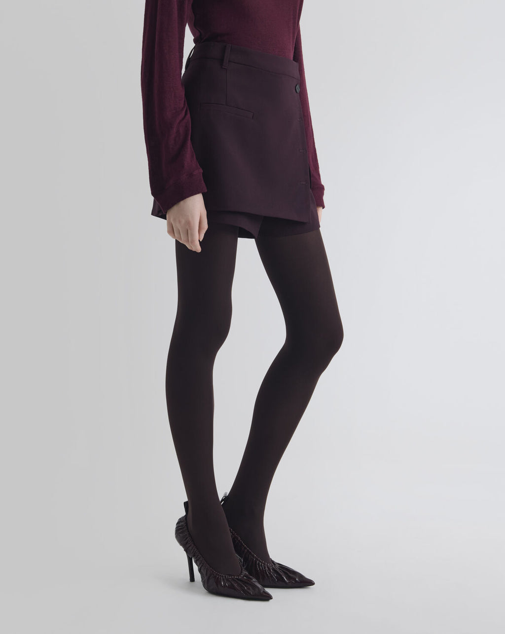 ASYMMETRIC TAILORED SKORT