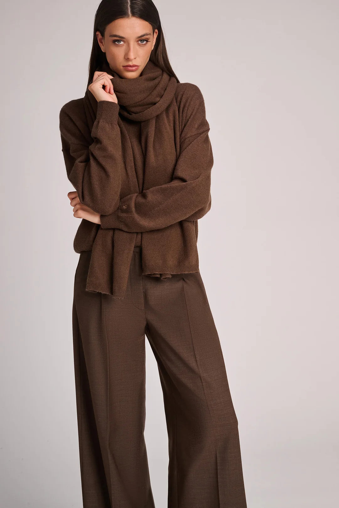 Daphne Scarf Chocolat