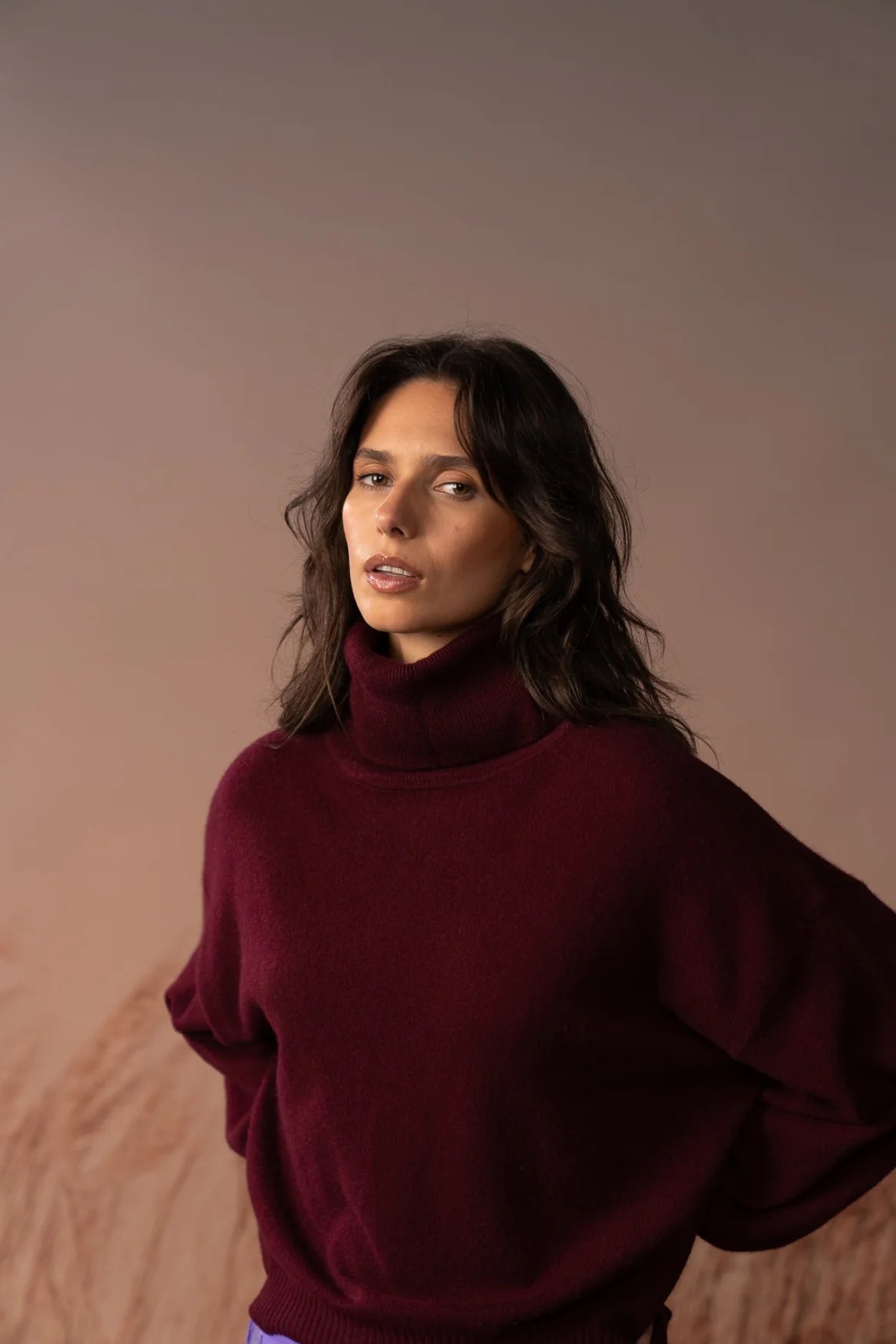 Sundance roll neck sweater
