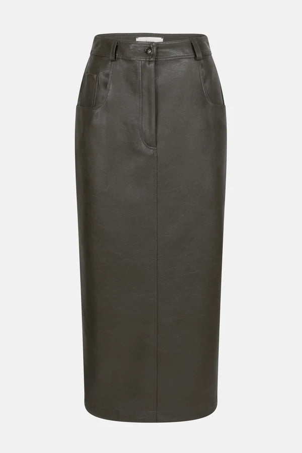 Maya Skirt Dark Khaki