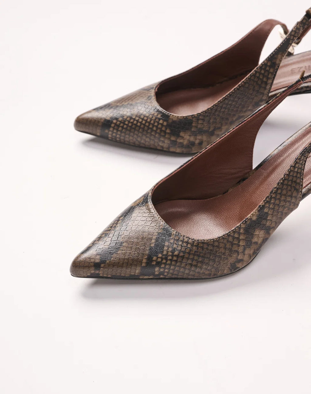 Reese Slingback CHOCOLAT PYTHON