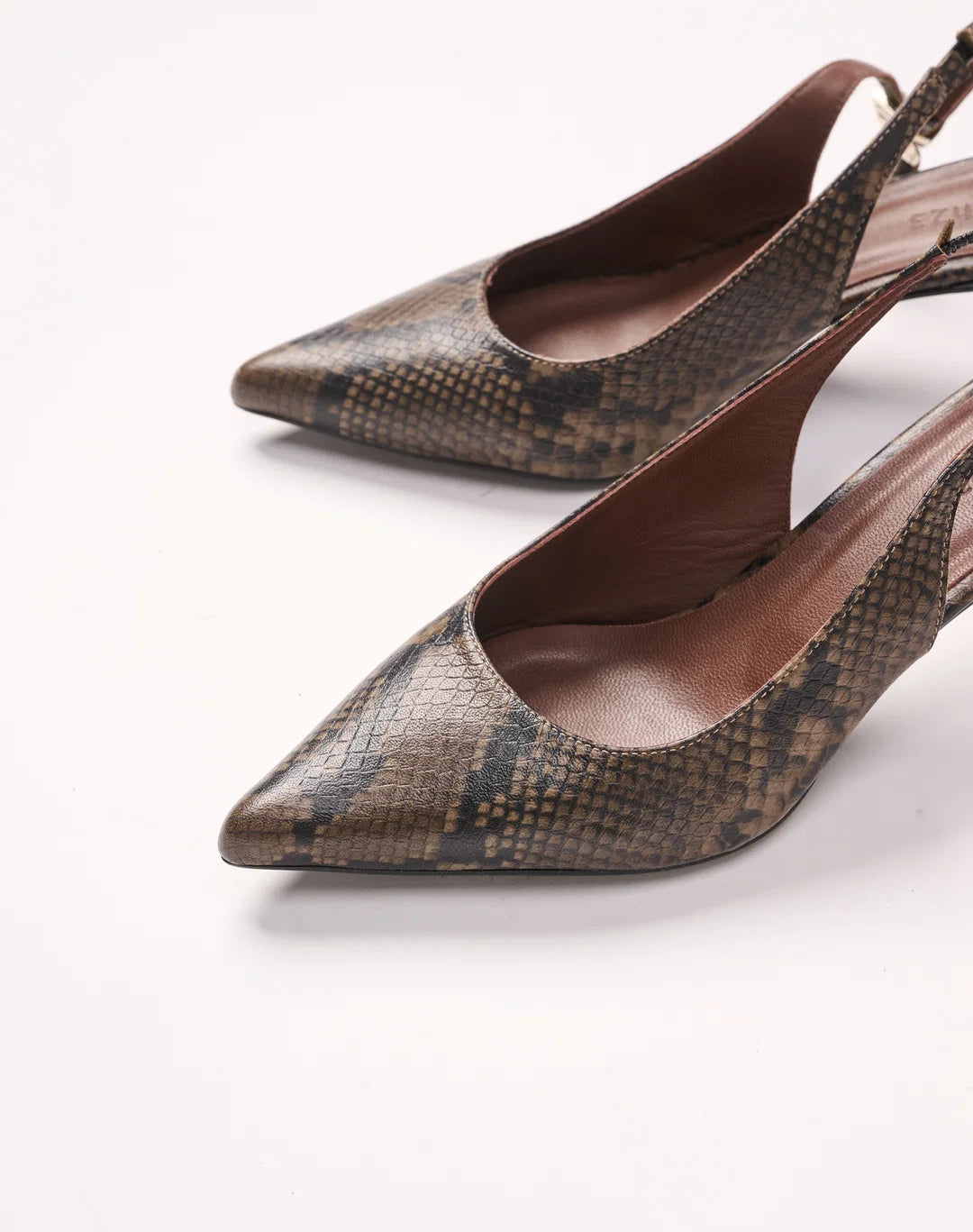 Reese Slingback CHOCOLAT PYTHON