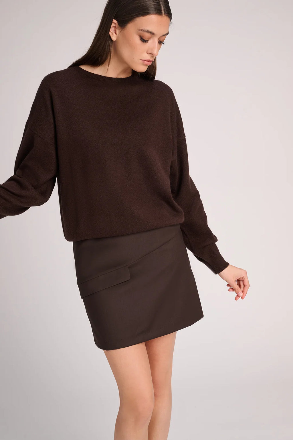 Agata Pull Chocolat