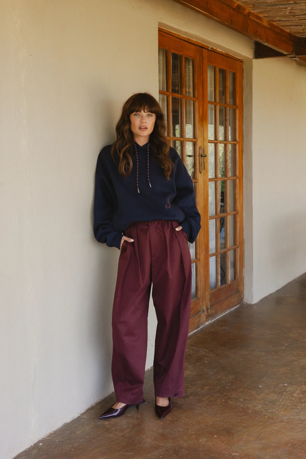 New York Pants Bordeaux