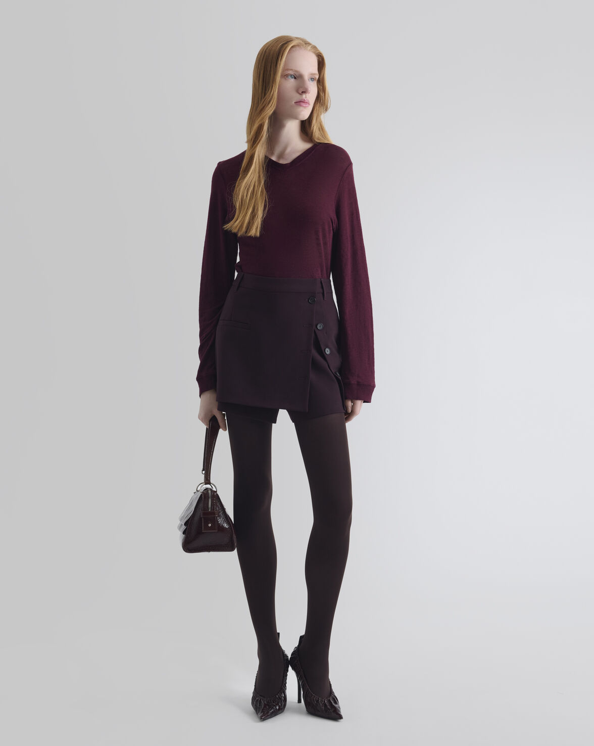ASYMMETRIC TAILORED SKORT